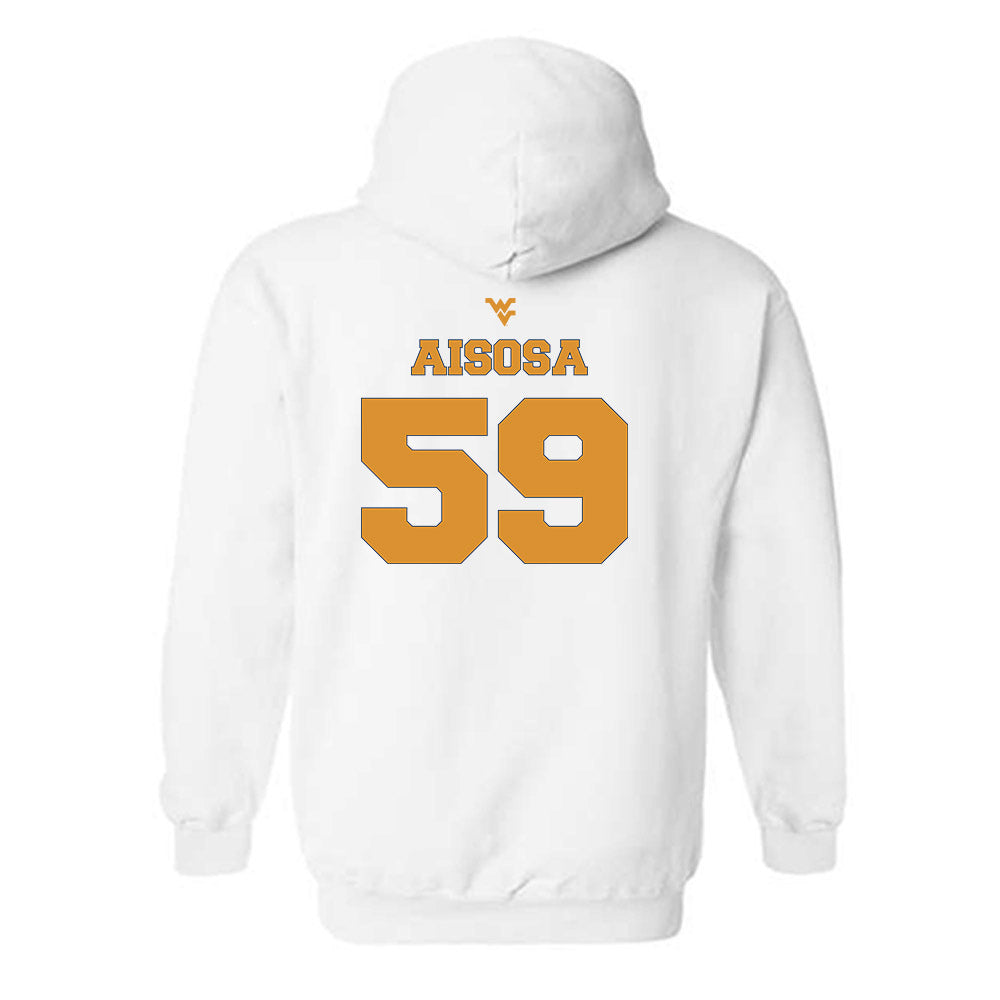 West Virginia - NCAA Football : Josh Aisosa - Generic Sports Shersey Hooded Sweatshirt-1