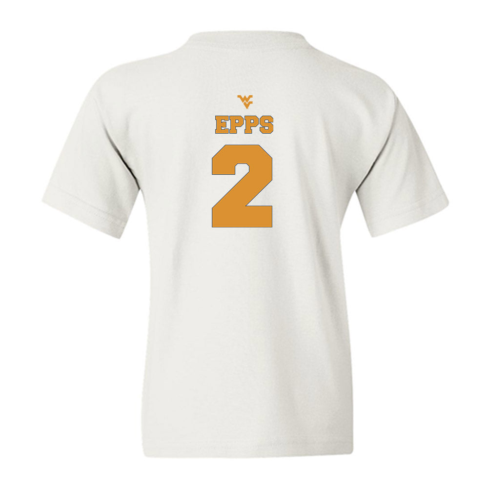 West Virginia - NCAA Football : DJ Epps - Generic Sports Shersey Youth T-Shirt-1