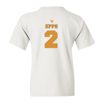 West Virginia - NCAA Football : DJ Epps - Generic Sports Shersey Youth T-Shirt-1