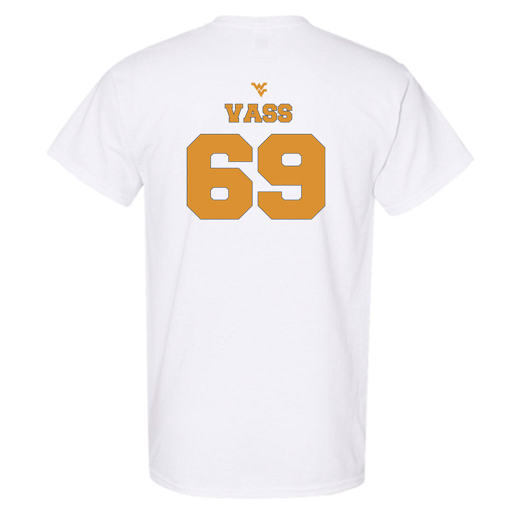 West Virginia - NCAA Football : Devin Vass - Generic Sports Shersey T-Shirt-1