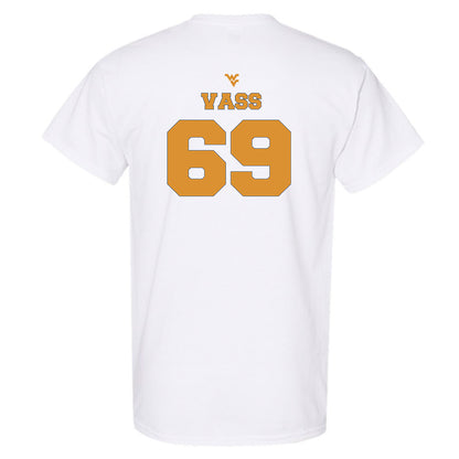 West Virginia - NCAA Football : Devin Vass - Generic Sports Shersey T-Shirt-1