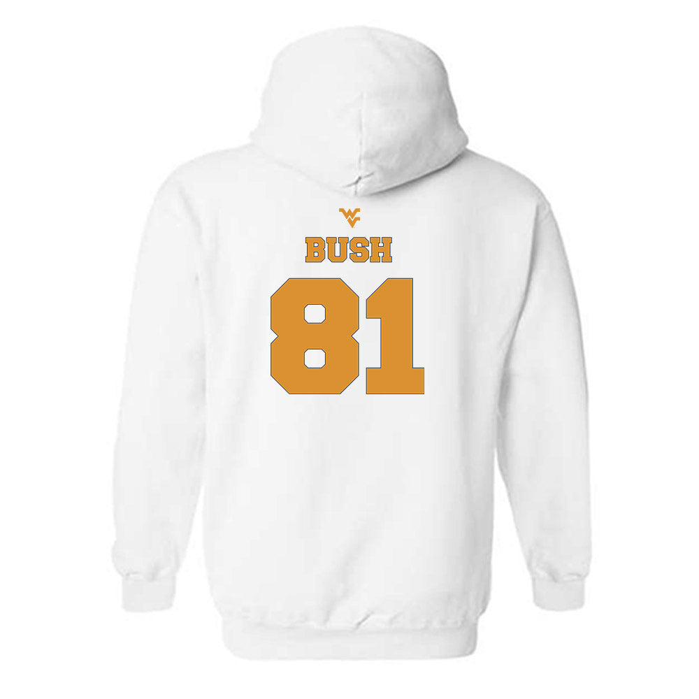 West Virginia - NCAA Football : Kade Bush - Generic Sports Shersey Hooded Sweatshirt-1