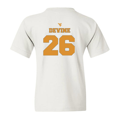 West Virginia - NCAA Football : Andre Devine - Generic Sports Shersey Youth T-Shirt-1