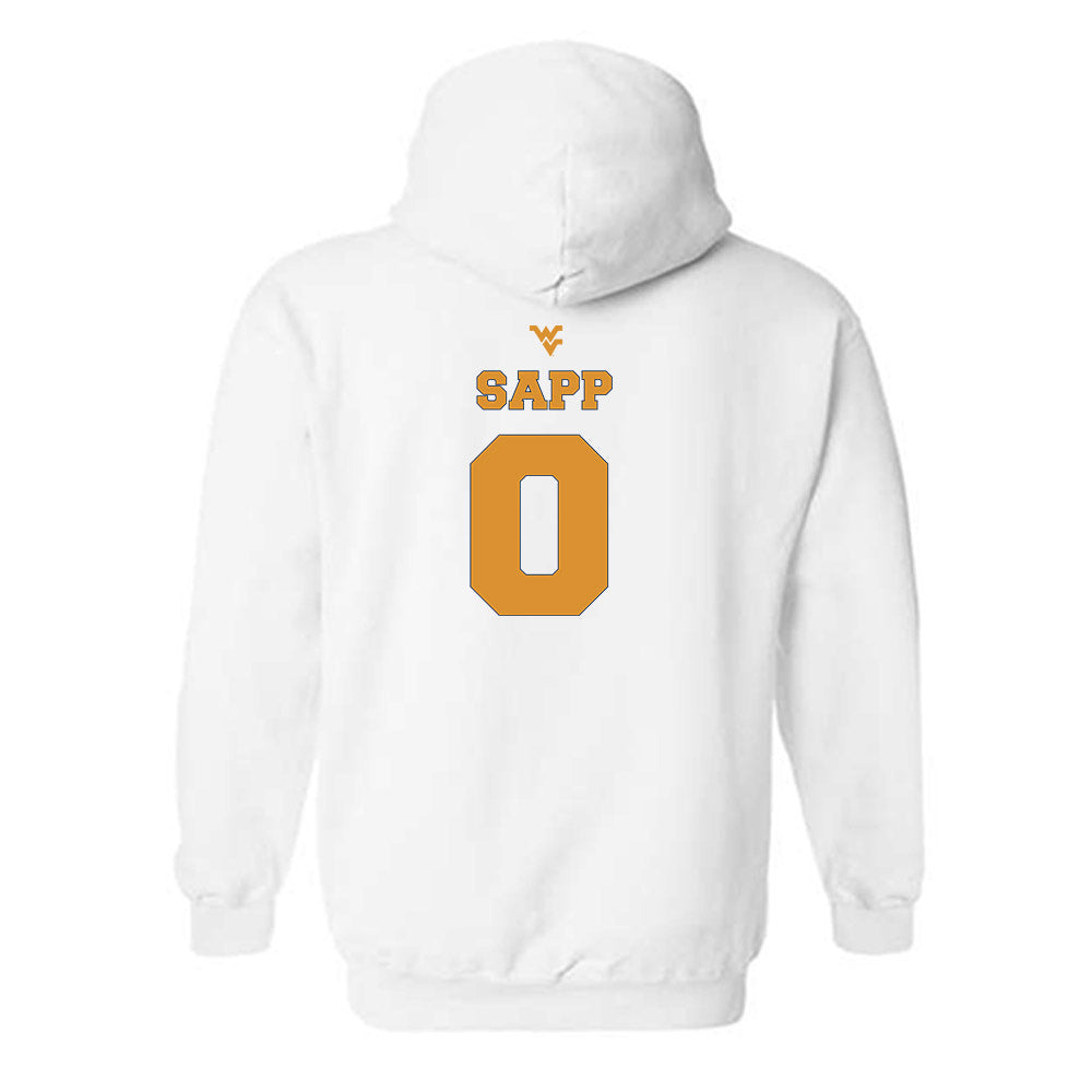 West Virginia - NCAA Football : Josh Sapp - Generic Sports Shersey Hooded Sweatshirt-1