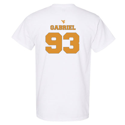 West Virginia - NCAA Football : Nate Gabriel - Generic Sports Shersey T-Shirt-1