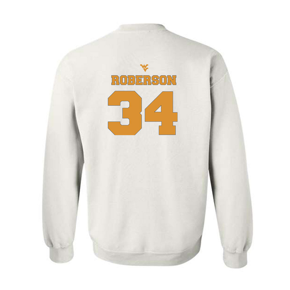 West Virginia - NCAA Football : Tim Roberson - Generic Sports Shersey Crewneck Sweatshirt-1