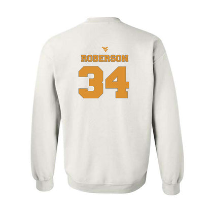 West Virginia - NCAA Football : Tim Roberson - Generic Sports Shersey Crewneck Sweatshirt-1