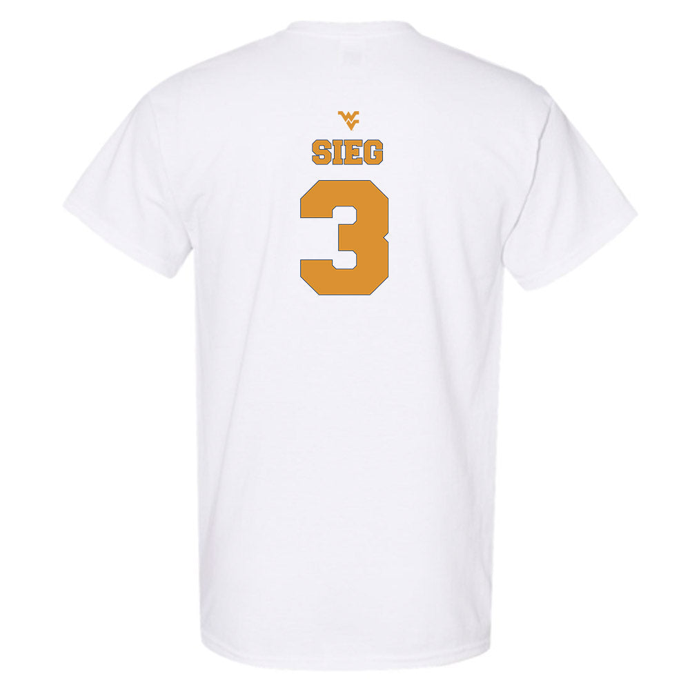 West Virginia - NCAA Football : Matt Sieg - Generic Sports Shersey T-Shirt-1