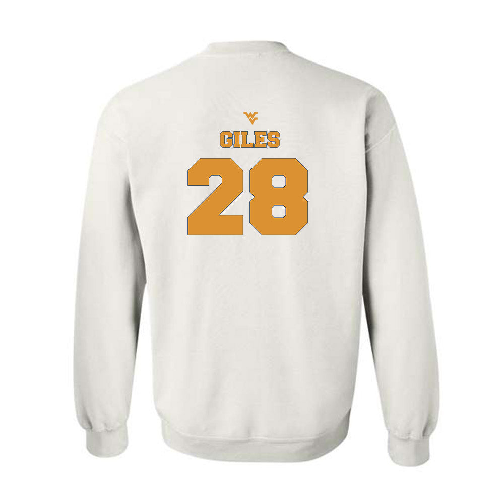 West Virginia - NCAA Football : Rickey Giles - Generic Sports Shersey Crewneck Sweatshirt-1