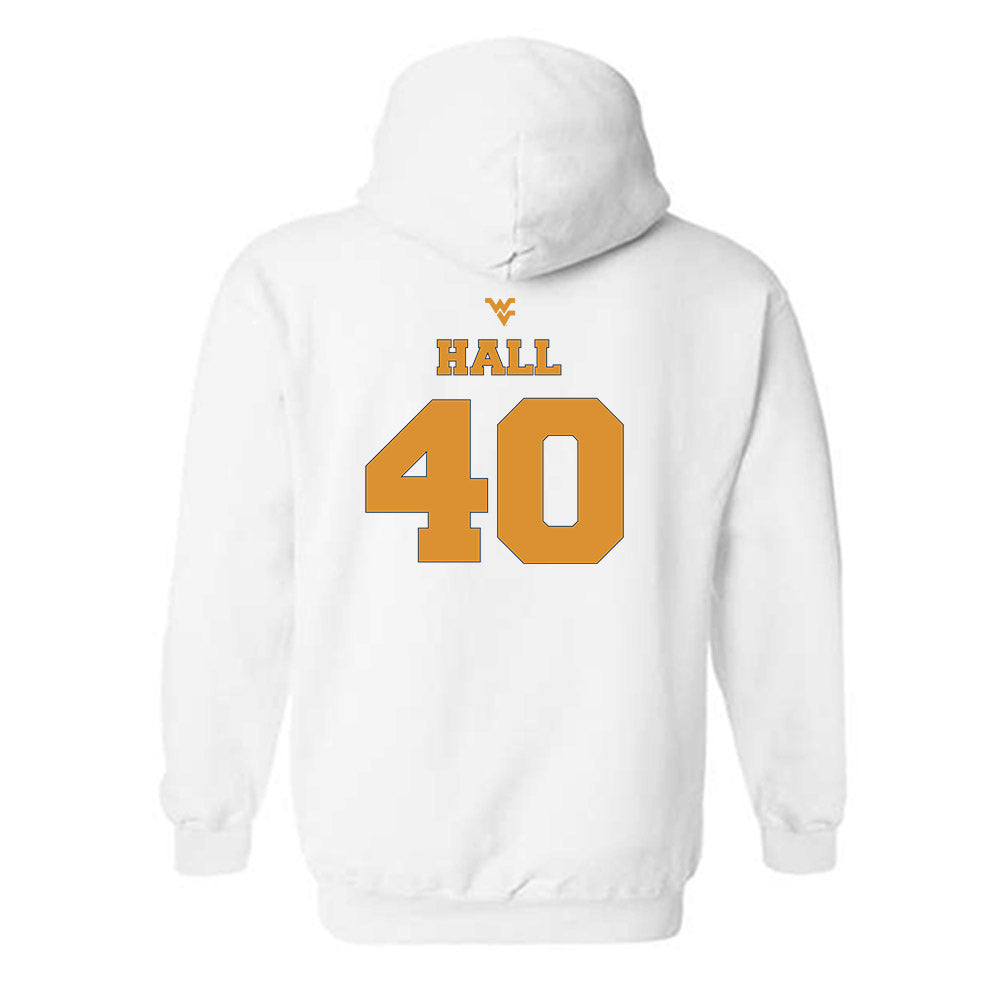 West Virginia - NCAA Football : Jason Hall - Generic Sports Shersey Hooded Sweatshirt-1