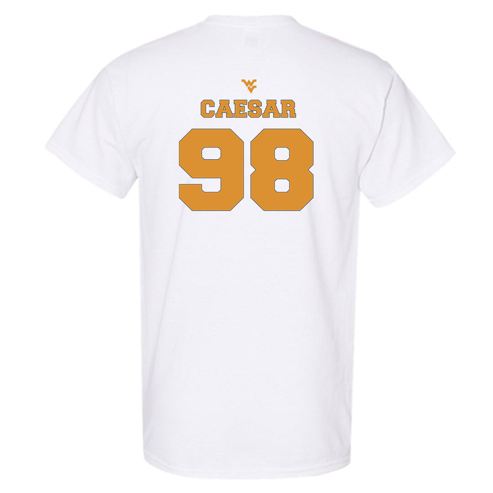 West Virginia - NCAA Football : Brandon Caesar - Generic Sports Shersey T-Shirt-1