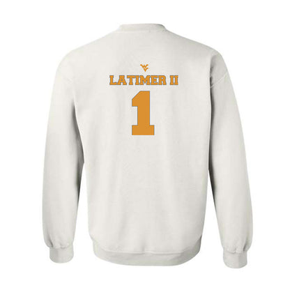 West Virginia - NCAA Football : Geimere Latimer II - Generic Sports Shersey Crewneck Sweatshirt-1