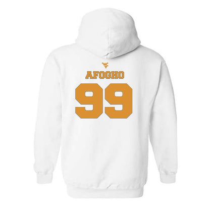 West Virginia - NCAA Football : David Afogho - Generic Sports Shersey Hooded Sweatshirt-1