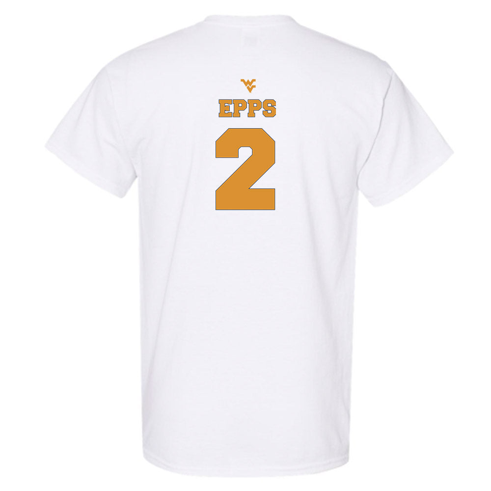 West Virginia - NCAA Football : DJ Epps - Generic Sports Shersey T-Shirt-1