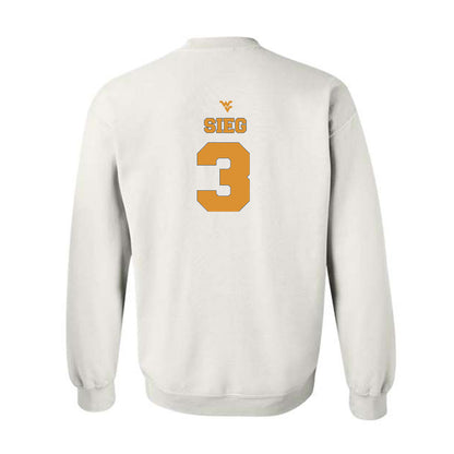 West Virginia - NCAA Football : Matt Sieg - Generic Sports Shersey Crewneck Sweatshirt-1