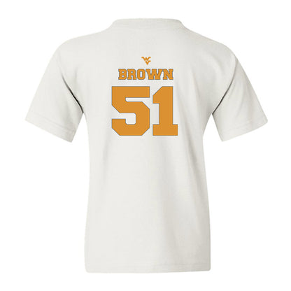 West Virginia - NCAA Football : Taylor Brown - Generic Sports Shersey Youth T-Shirt-1