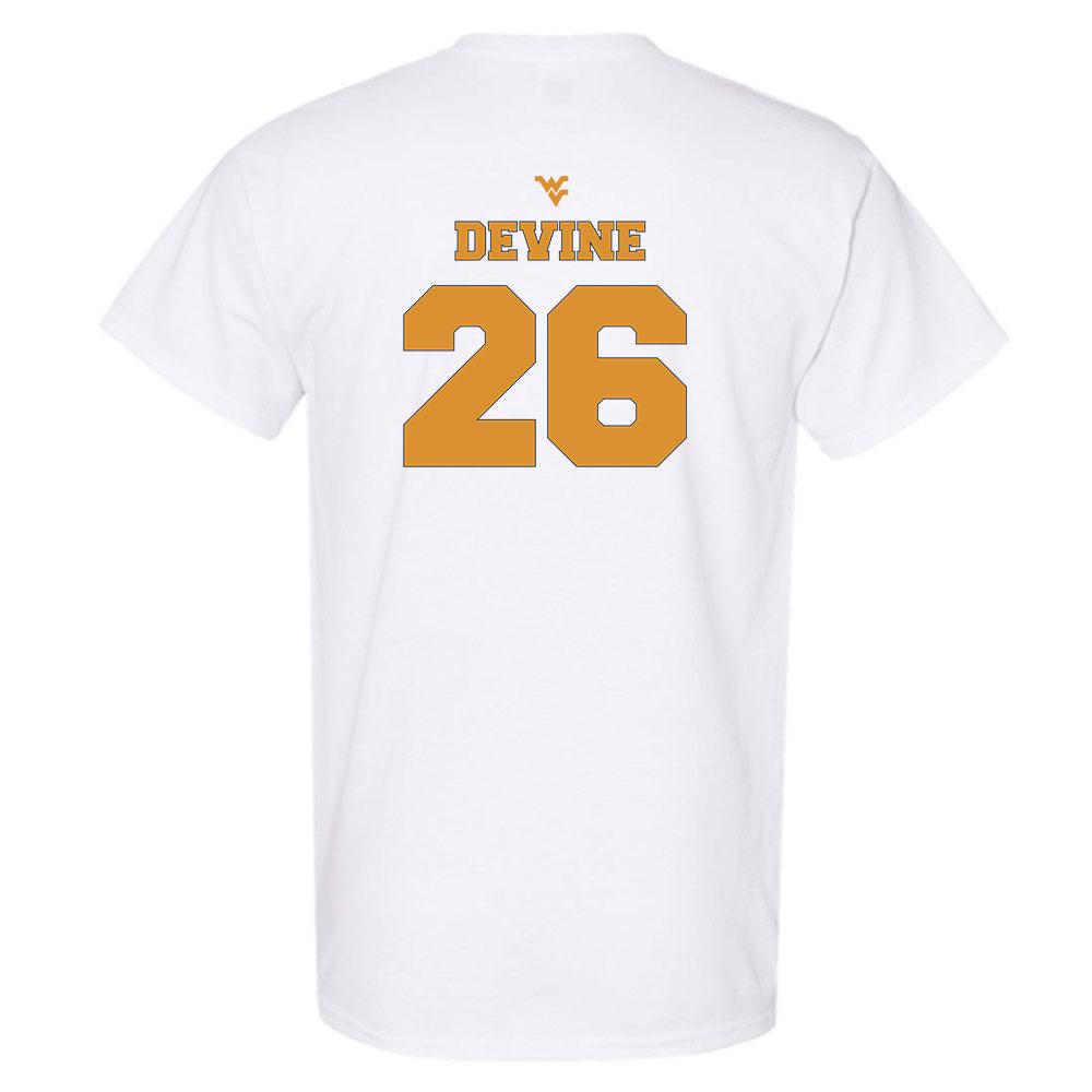 West Virginia - NCAA Football : Andre Devine - Generic Sports Shersey T-Shirt-1