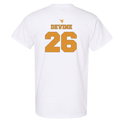 West Virginia - NCAA Football : Andre Devine - Generic Sports Shersey T-Shirt-1