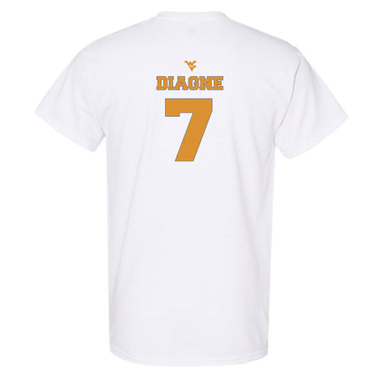 West Virginia - NCAA Football : Chams Diagne - Generic Sports Shersey T-Shirt-1