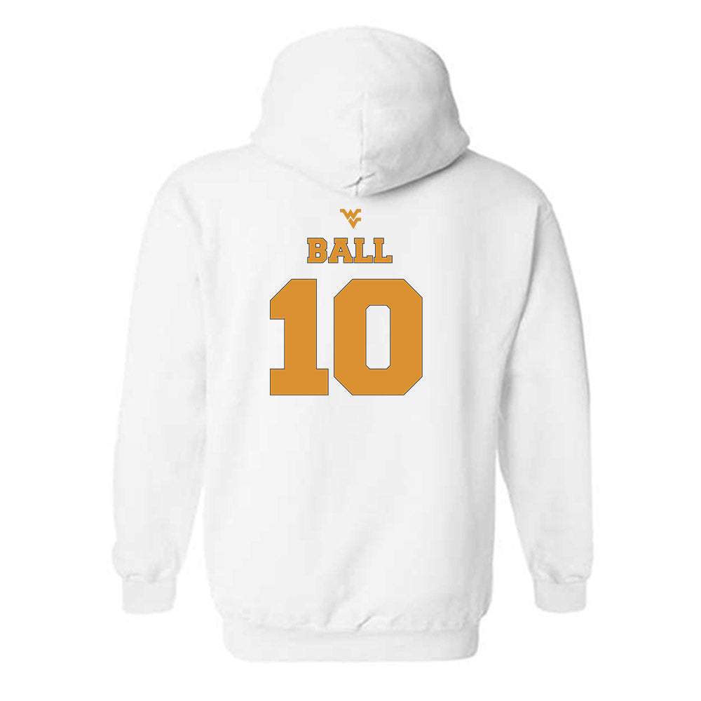 West Virginia - NCAA Football : Cam Ball - Generic Sports Shersey Hooded Sweatshirt-1