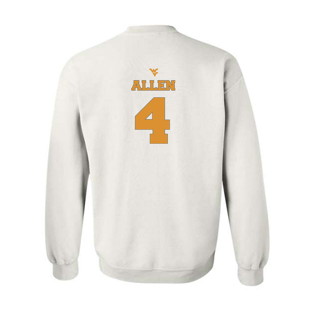 West Virginia - NCAA Football : Damun Allen - Generic Sports Shersey Crewneck Sweatshirt-1