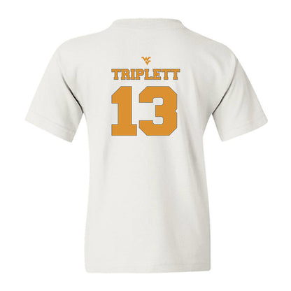 West Virginia - NCAA Football : Kedrick Triplett - Generic Sports Shersey Youth T-Shirt-1