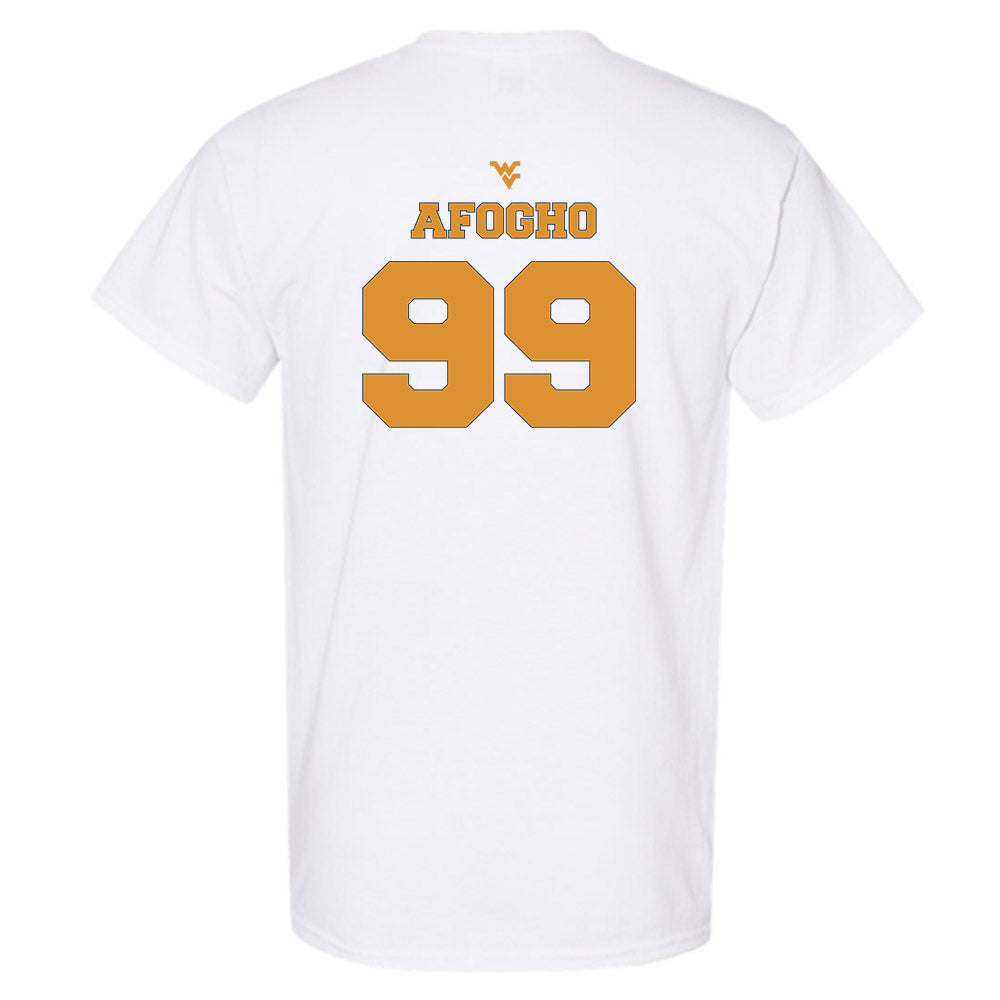West Virginia - NCAA Football : David Afogho - Generic Sports Shersey T-Shirt-1