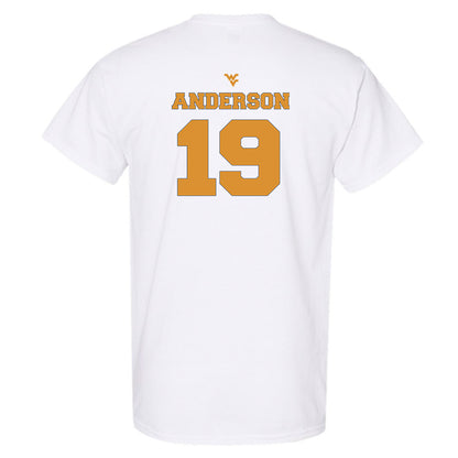 West Virginia - NCAA Football : Max Anderson - Generic Sports Shersey T-Shirt-1