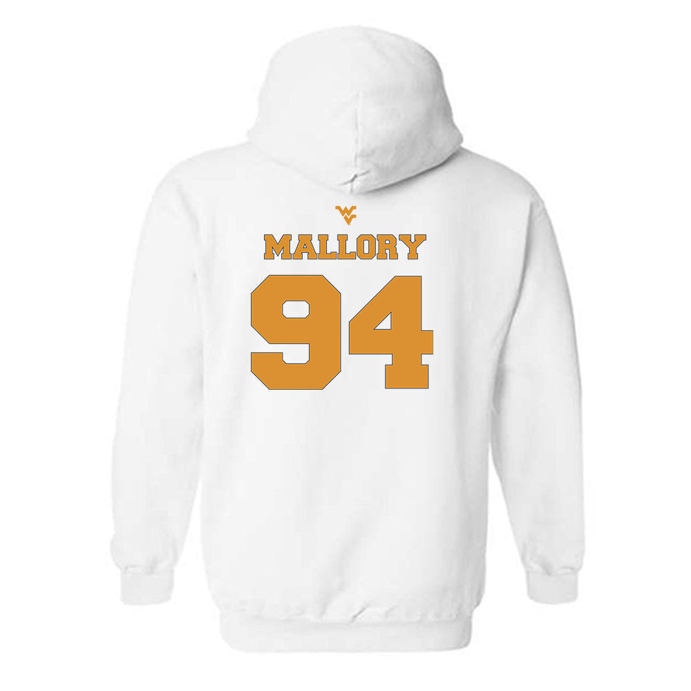 West Virginia - NCAA Football : Cam Mallory - Generic Sports Shersey Hooded Sweatshirt-1