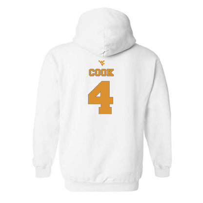 West Virginia - NCAA Football : Cameron Cook - Generic Sports Shersey Hooded Sweatshirt-1
