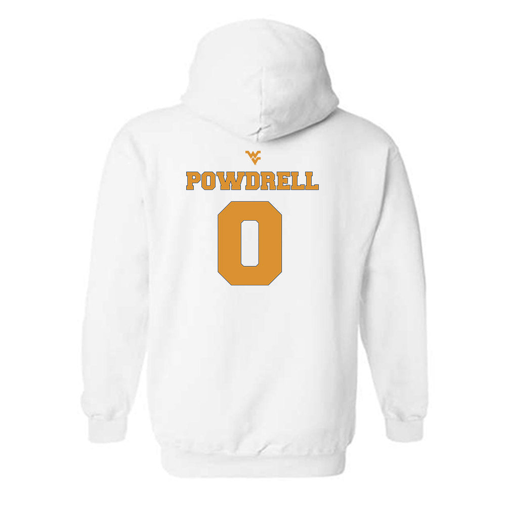 West Virginia - NCAA Football : Andrew Powdrell - Generic Sports Shersey Hooded Sweatshirt-1
