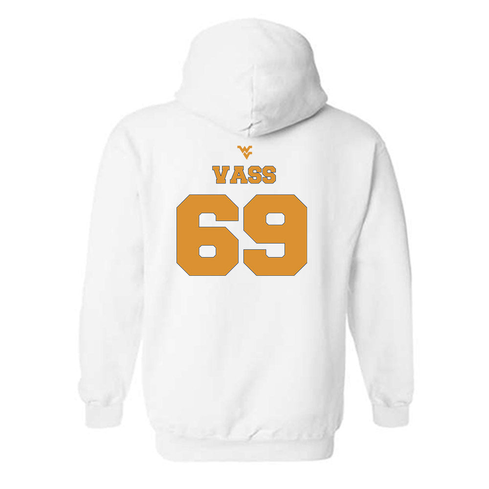 West Virginia - NCAA Football : Devin Vass - Generic Sports Shersey Hooded Sweatshirt-1