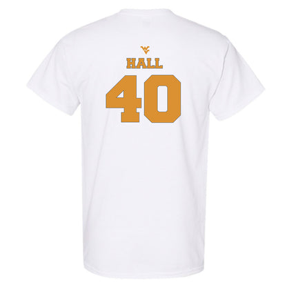 West Virginia - NCAA Football : Jason Hall - Generic Sports Shersey T-Shirt-1