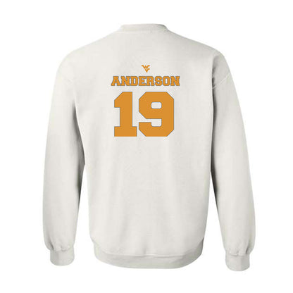West Virginia - NCAA Football : Max Anderson - Generic Sports Shersey Crewneck Sweatshirt-1