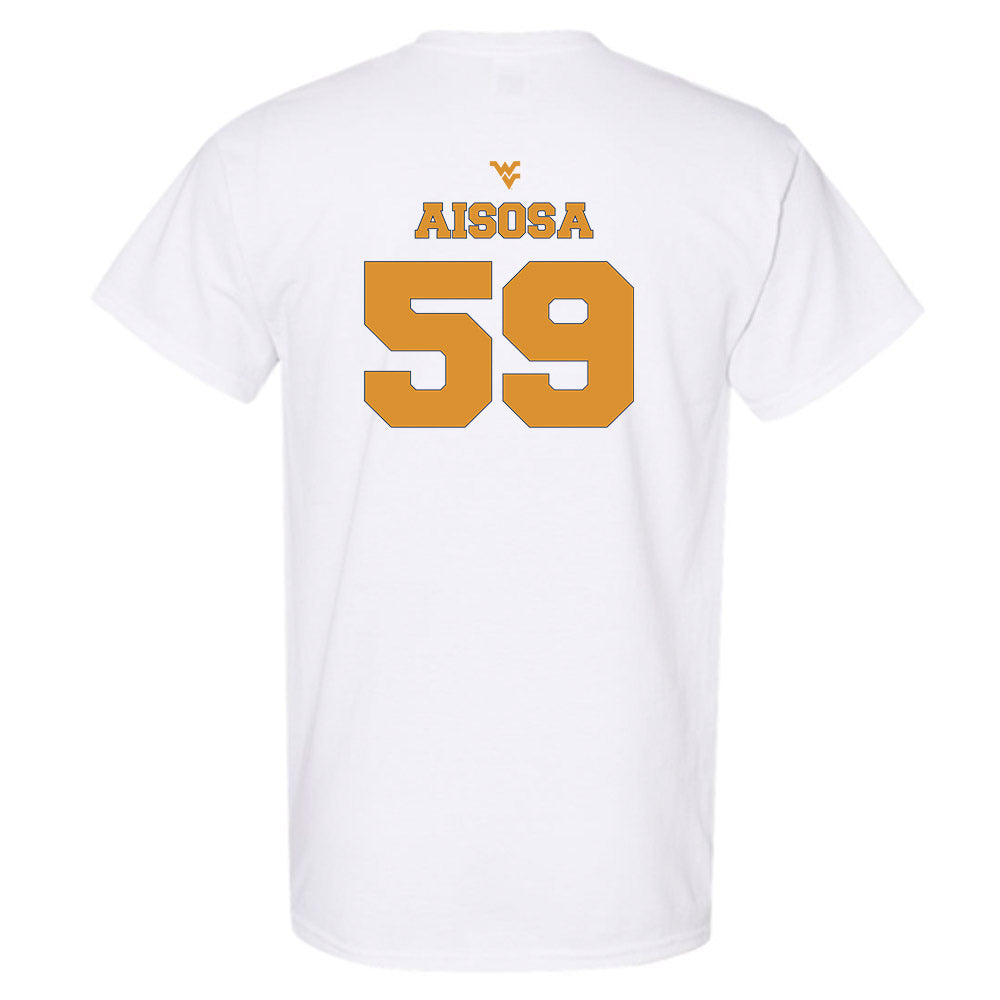 West Virginia - NCAA Football : Josh Aisosa - Generic Sports Shersey T-Shirt-1