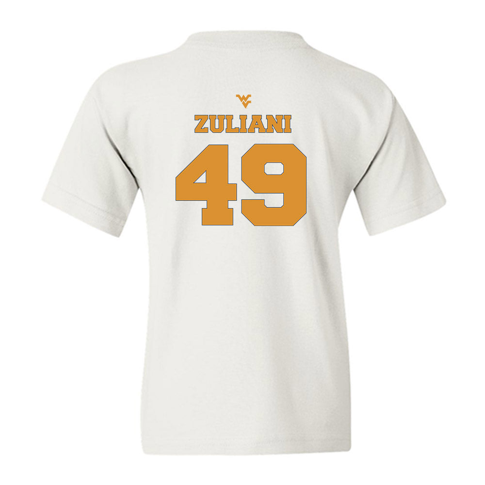 West Virginia - NCAA Football : Carter Zuliani - Generic Sports Shersey Youth T-Shirt-1