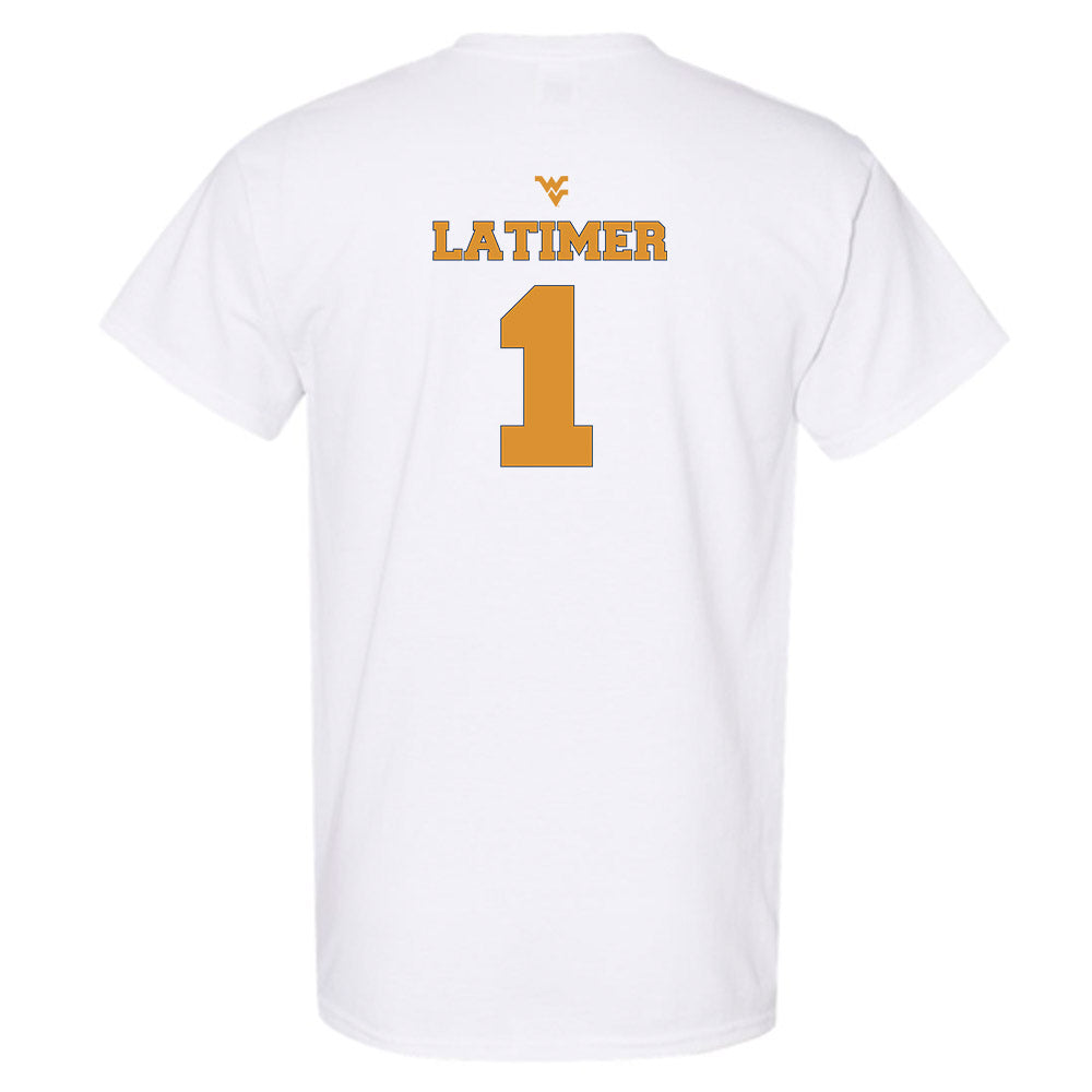 West Virginia - NCAA Football : Amari Latimer - Generic Sports Shersey T-Shirt-1