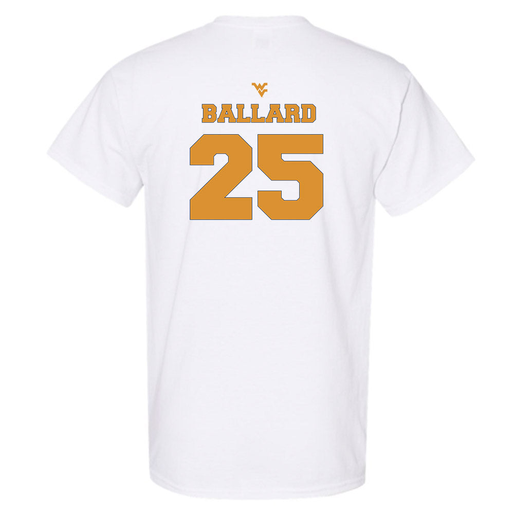 West Virginia - NCAA Football : Jayden Ballard - Generic Sports Shersey T-Shirt-1