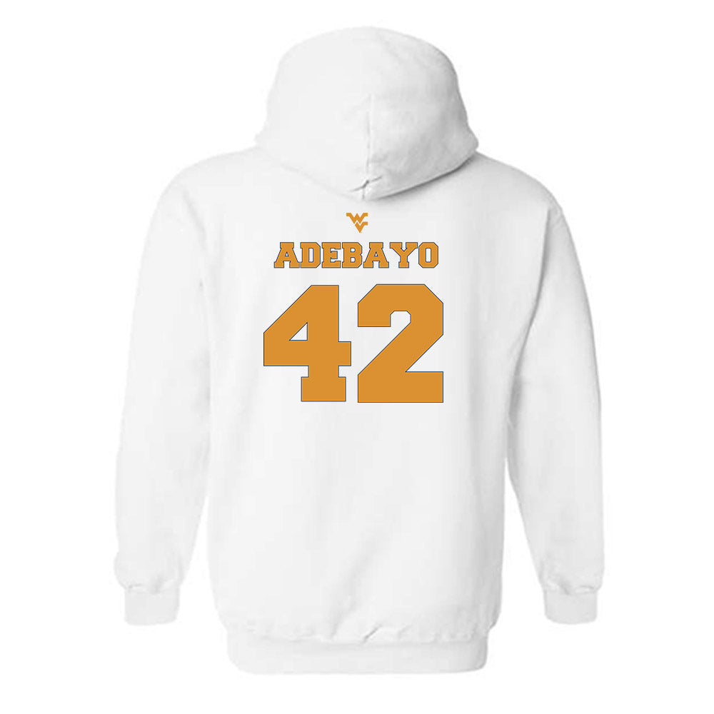 West Virginia - NCAA Football : Alex Adebayo - Generic Sports Shersey Hooded Sweatshirt-1