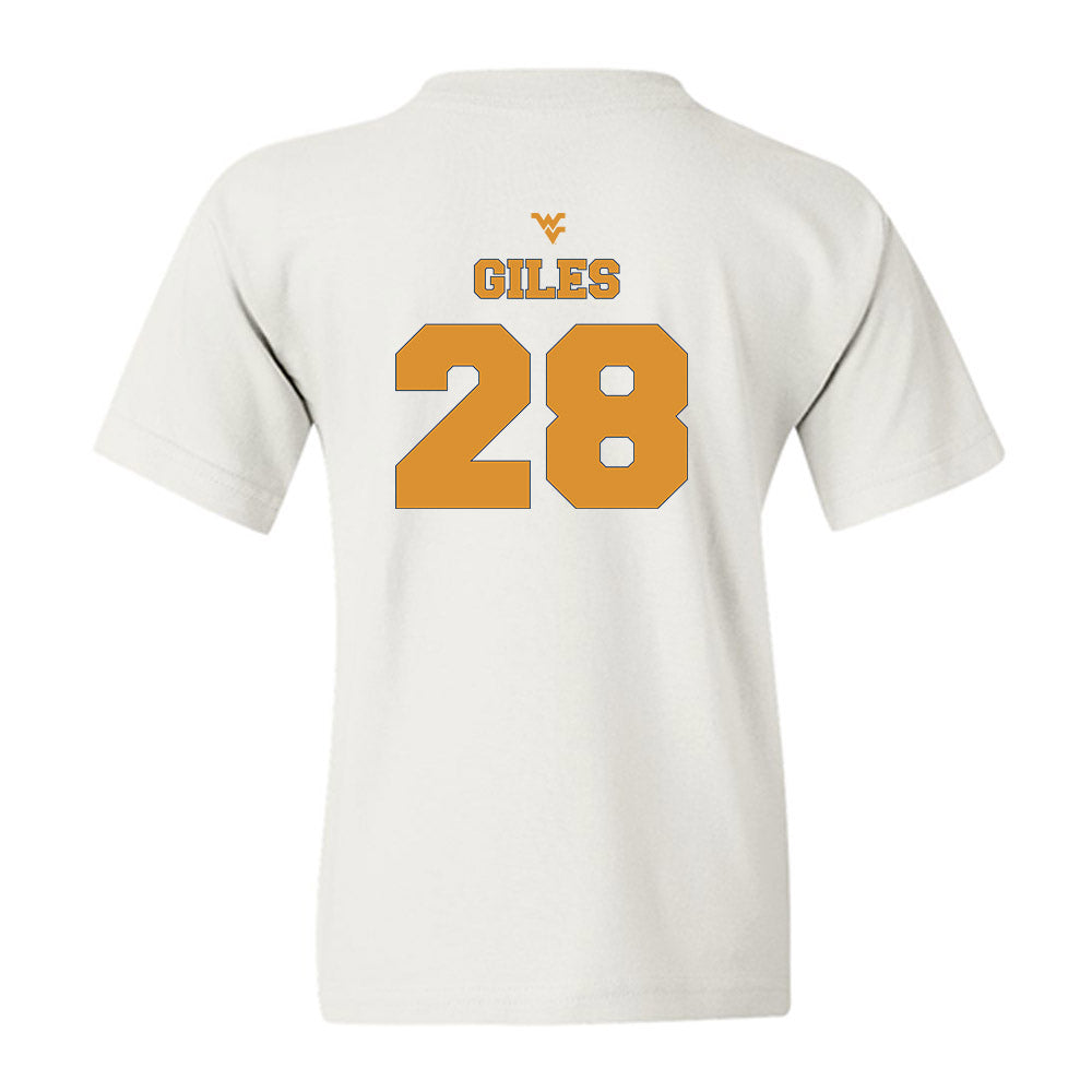West Virginia - NCAA Football : Rickey Giles - Generic Sports Shersey Youth T-Shirt-1