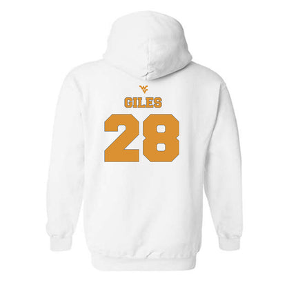 West Virginia - NCAA Football : Rickey Giles - Generic Sports Shersey Hooded Sweatshirt-1