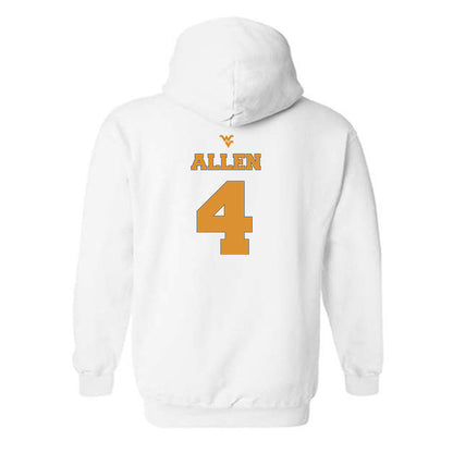 West Virginia - NCAA Football : Da'Mun Allen - Generic Sports Shersey Hooded Sweatshirt-1