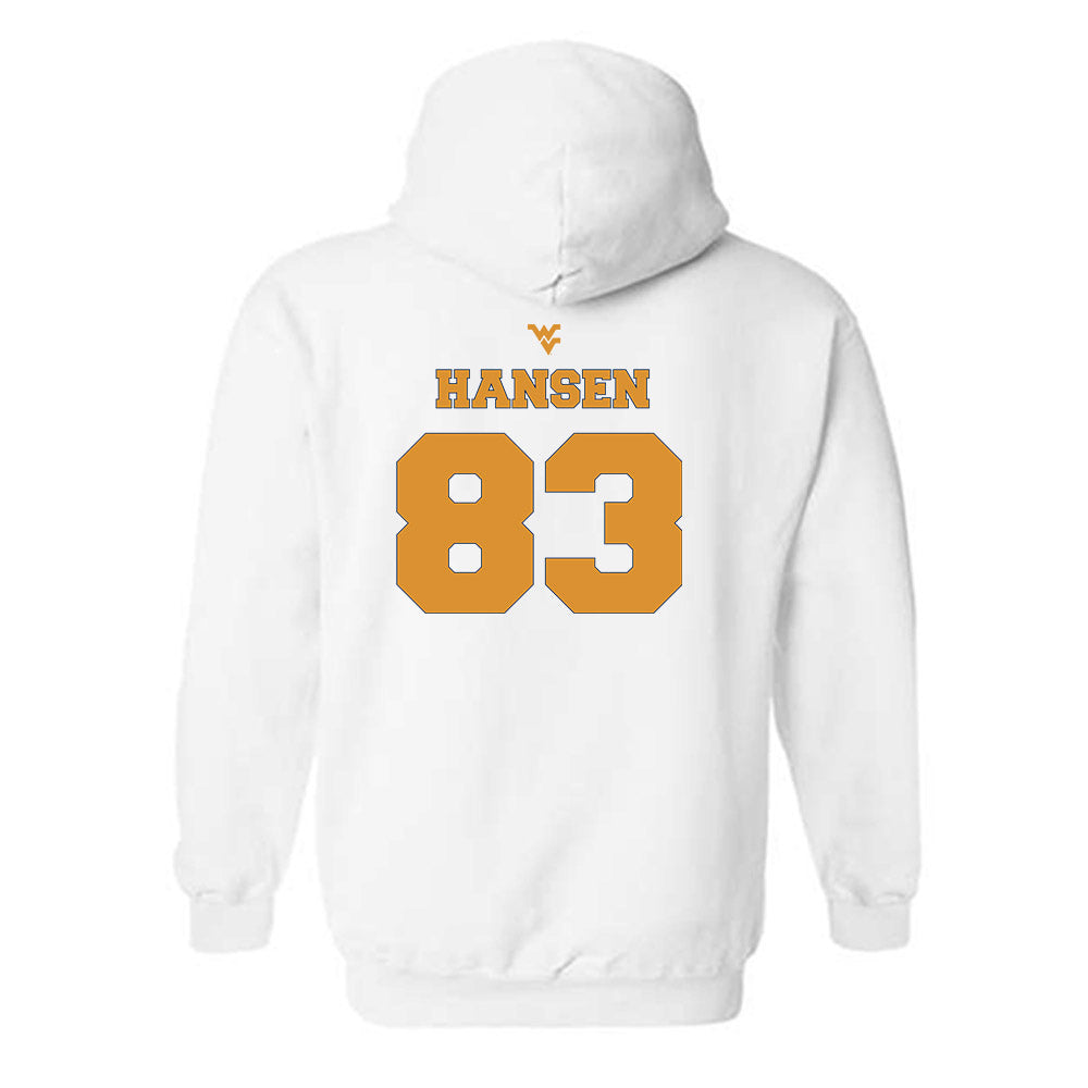 West Virginia - NCAA Football : Bryan Hansen - Generic Sports Shersey Hooded Sweatshirt-1