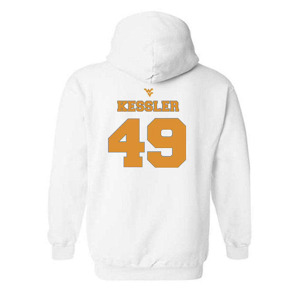 West Virginia - NCAA Football : Carter Kessler - Generic Sports Shersey Hooded Sweatshirt-1
