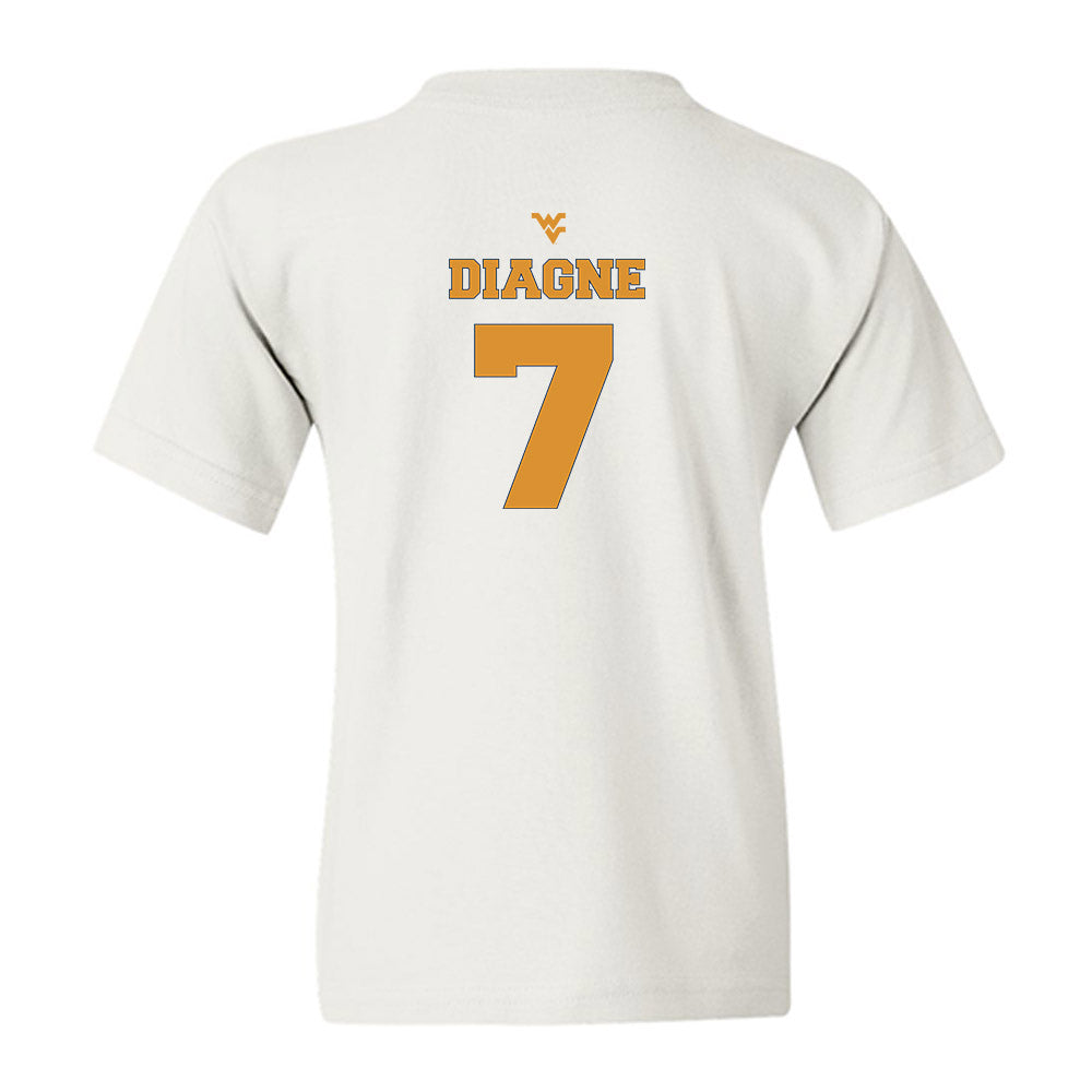 West Virginia - NCAA Football : Chams Diagne - Generic Sports Shersey Youth T-Shirt-1