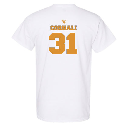 West Virginia - NCAA Football : Shane Cornali - Generic Sports Shersey T-Shirt-1