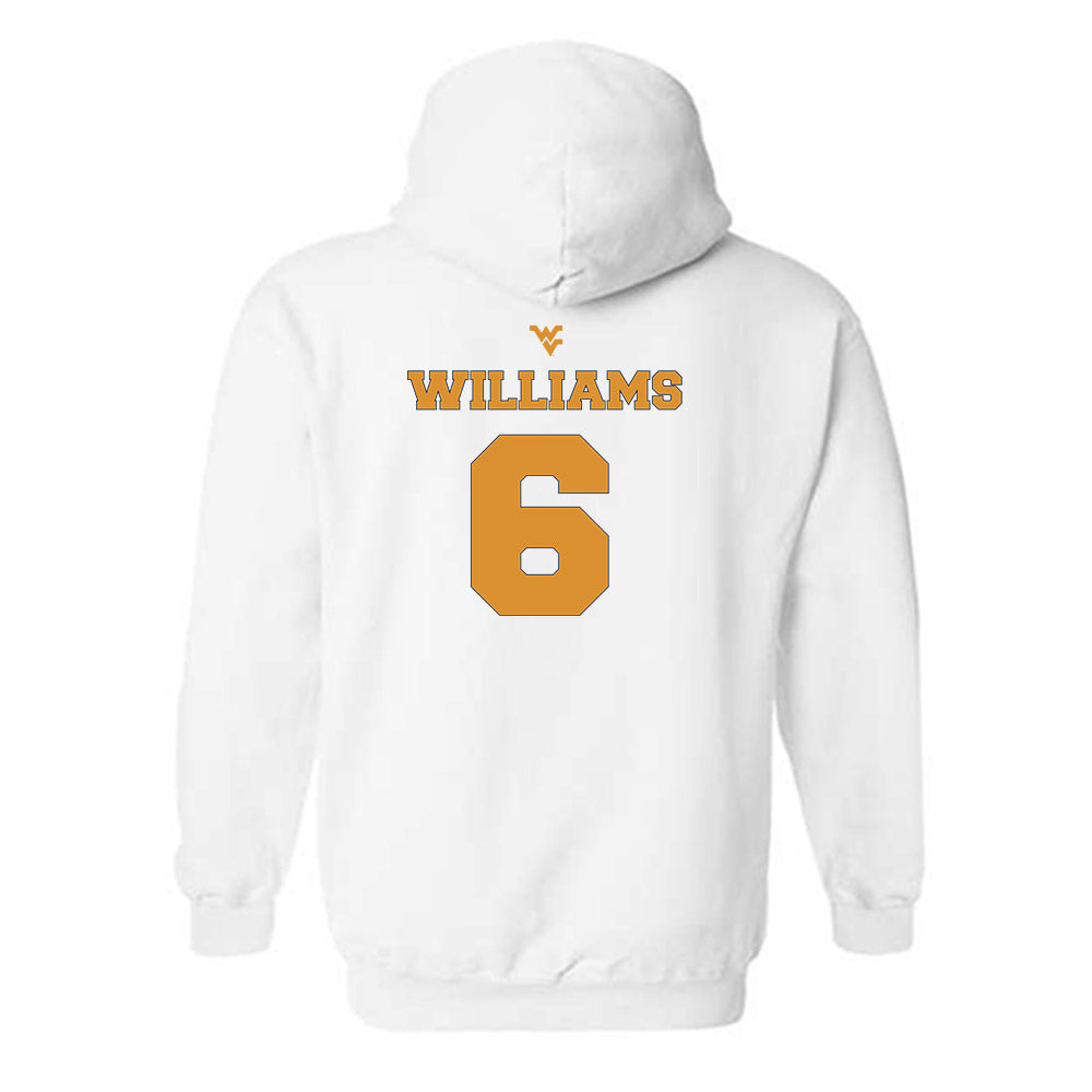 West Virginia - NCAA Football : DaMare Williams - Generic Sports Shersey Hooded Sweatshirt-1