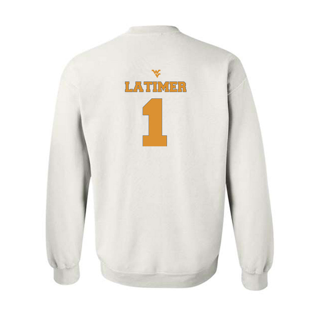 West Virginia - NCAA Football : Amari Latimer - Generic Sports Shersey Crewneck Sweatshirt-1