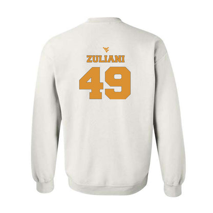 West Virginia - NCAA Football : Carter Zuliani - Generic Sports Shersey Crewneck Sweatshirt-1