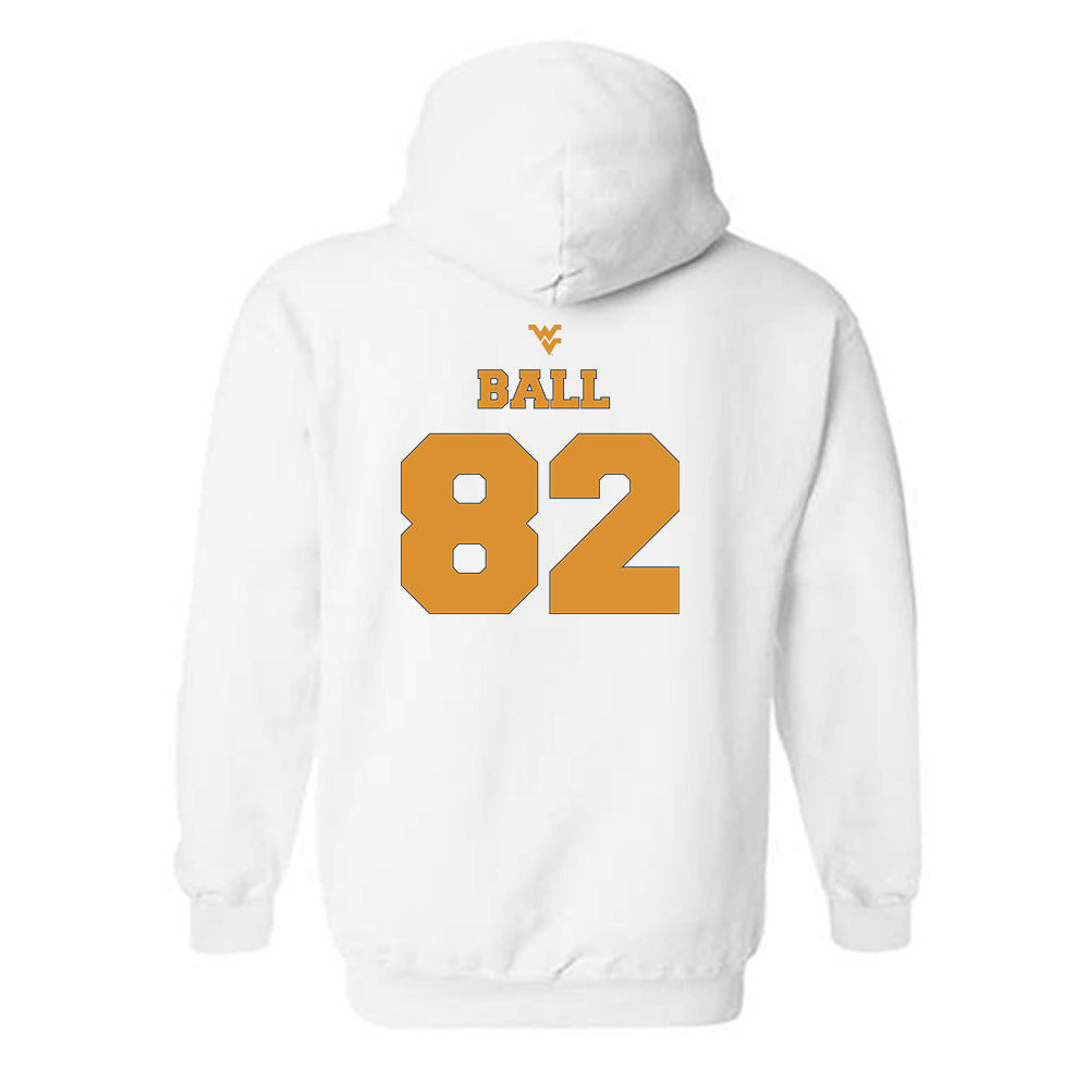 West Virginia - NCAA Football : Cam Ball - Generic Sports Shersey Hooded Sweatshirt-1